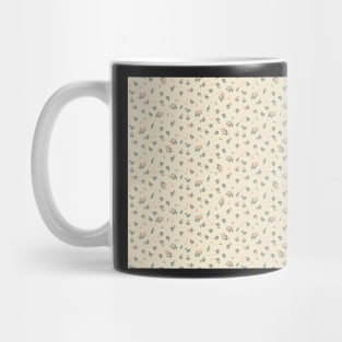 Cream and Pink Wildflowers Mug